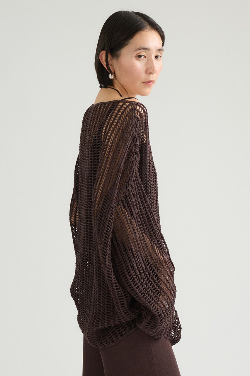 【カオス/Chaos】のコティアコードニットプルオーバー 人気、トレンドファッション・服の通販 founy(ファニー) 　ファッション　Fashion　レディースファッション　Fashion for Women　トップス・カットソー　Cut & Sew Tops　ニット　Knit Tops & Sweaters　カジュアルプルオーバー・ニットトップス　Pullovers & Knit Tops / Casual Pullovers　インナー　Innerwear　メッシュ　Mesh, Net Fabric　夏　Summer　エレガント 上品　Elegant　新作・新入荷　New Arrivals / New In　other-3|ID: prp329100004942976 ipo3291000000037100517