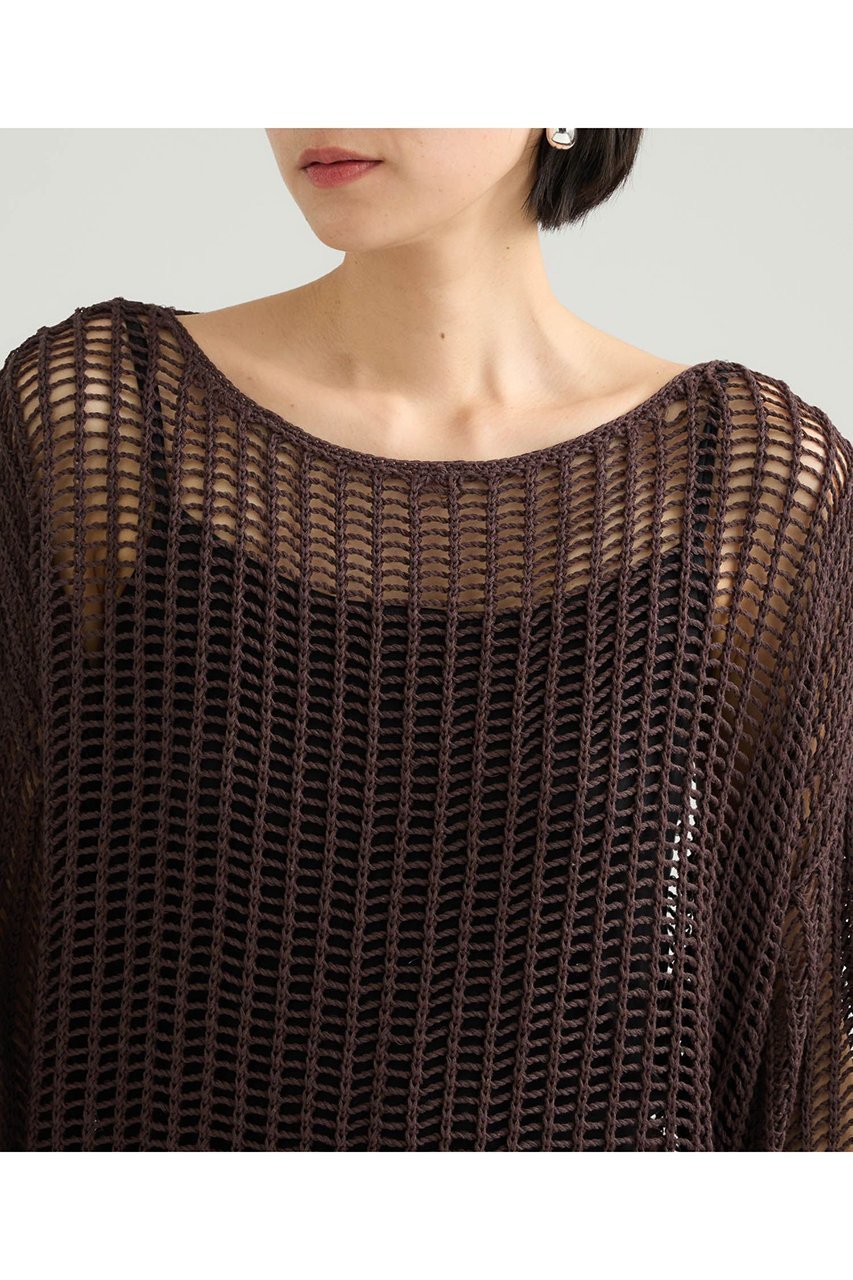 【カオス/Chaos】のコティアコードニットプルオーバー 人気、トレンドファッション・服の通販 founy(ファニー) 　ファッション　Fashion　レディースファッション　Fashion for Women　トップス・カットソー　Cut & Sew Tops　ニット　Knit Tops & Sweaters　カジュアルプルオーバー・ニットトップス　Pullovers & Knit Tops / Casual Pullovers　インナー　Innerwear　メッシュ　Mesh, Net Fabric　夏　Summer　エレガント 上品　Elegant　新作・新入荷　New Arrivals / New In　other-8|ID: prp329100004942976 ipo3291000000037100522