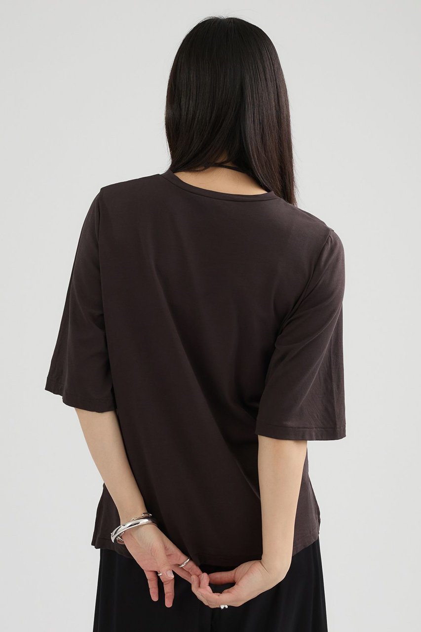 【カオス/Chaos】のエルパソTシャツ 人気、トレンドファッション・服の通販 founy(ファニー) 　ファッション　Fashion　レディースファッション　Fashion for Women　トップス・カットソー　Cut & Sew Tops　シャツ・ブラウス・オフィスカジュアル　Elegant Blouses & Button-Ups　ロングTシャツ・Tシャツ　Longline T-Shirts & Tees　カットソー・ベーシックTシャツ　Cut-and-Sewn Tops / Stretch Tees & Basics　コンパクト　Compact, Small Size　ショート　Short, Short Length　シルケット　Silket, Silky Cotton　シンプル　Simple, Minimal　スリーブ　Sleeve, Long Sleeve / Short Sleeve　ドレープ　Drape, Draping Fabric　新作・新入荷　New Arrivals / New In　other-4|ID: prp329100004942978 ipo3291000000037100538