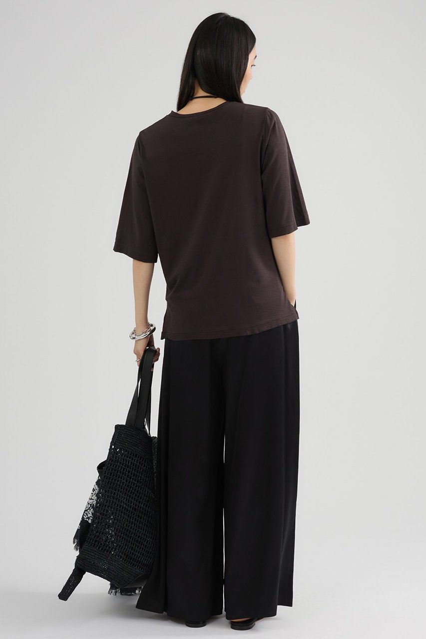 【カオス/Chaos】のエルパソTシャツ 人気、トレンドファッション・服の通販 founy(ファニー) 　ファッション　Fashion　レディースファッション　Fashion for Women　トップス・カットソー　Cut & Sew Tops　シャツ・ブラウス・オフィスカジュアル　Elegant Blouses & Button-Ups　ロングTシャツ・Tシャツ　Longline T-Shirts & Tees　カットソー・ベーシックTシャツ　Cut-and-Sewn Tops / Stretch Tees & Basics　コンパクト　Compact, Small Size　ショート　Short, Short Length　シルケット　Silket, Silky Cotton　シンプル　Simple, Minimal　スリーブ　Sleeve, Long Sleeve / Short Sleeve　ドレープ　Drape, Draping Fabric　新作・新入荷　New Arrivals / New In　other-7|ID: prp329100004942978 ipo3291000000037100541