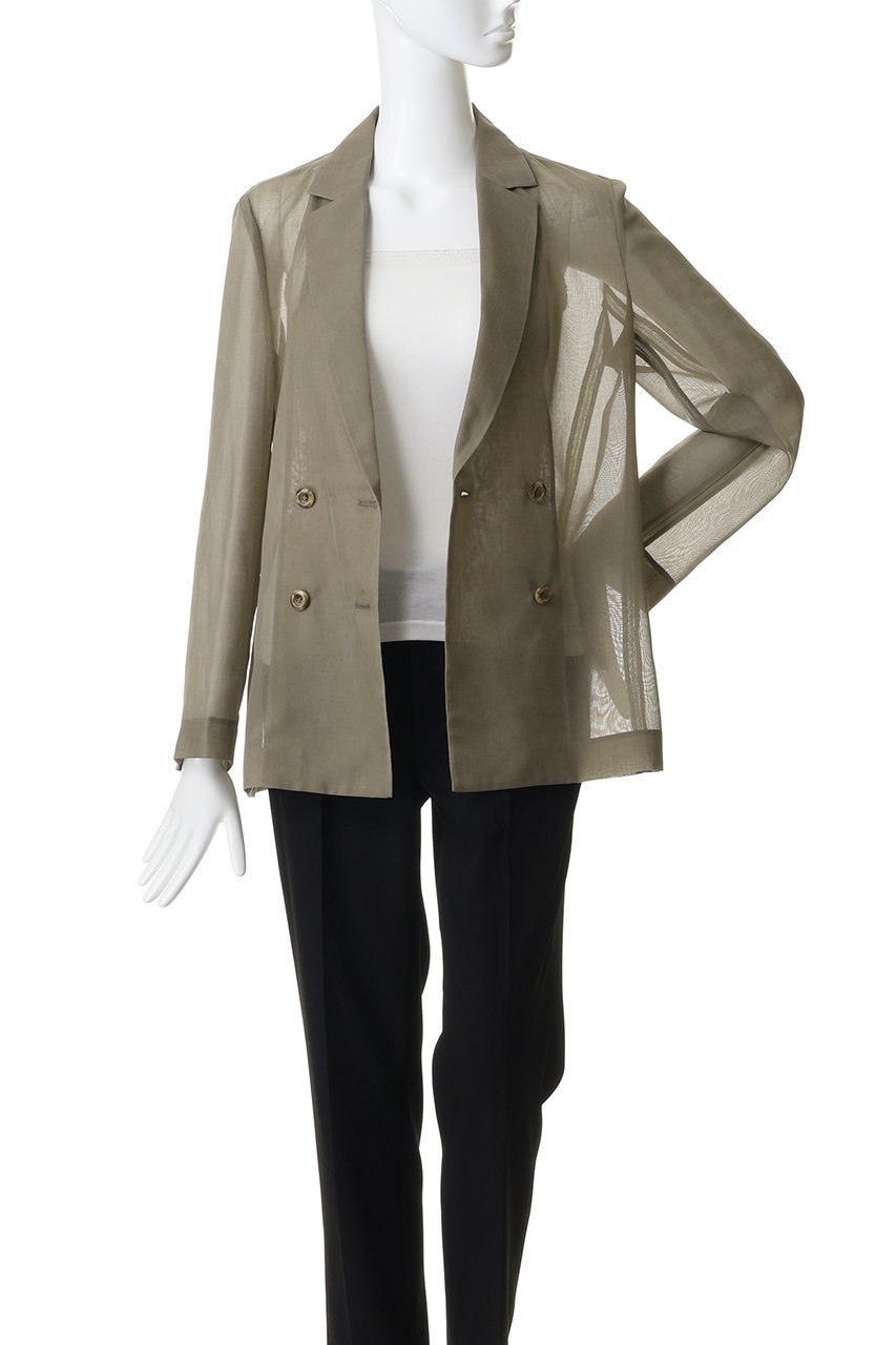 【アルアバイル/allureville】のワルツシアーオーガンジャケット 人気、トレンドファッション・服の通販 founy(ファニー) 　ファッション　Fashion　レディースファッション　Fashion for Women　アウター　Coat / Outerwear Collection　レディースジャケット・軽アウター　Jackets　カッティング　Cutting Detail　キャミワンピース　Cami Dress, Slip Dress　クール　Cool, Chic　シアー　Sheer, See-Through　ジャケット　Jacket, Outerwear　センター　Center, Center Line　タンク　Tank Top, Sleeveless Top　マニッシュ　Mannish, Boyish　ワイド　Wide, Wide Fit　エレガント 上品　Elegant　新作・新入荷　New Arrivals / New In　other-7|ID: prp329100004942981 ipo3291000000037100564