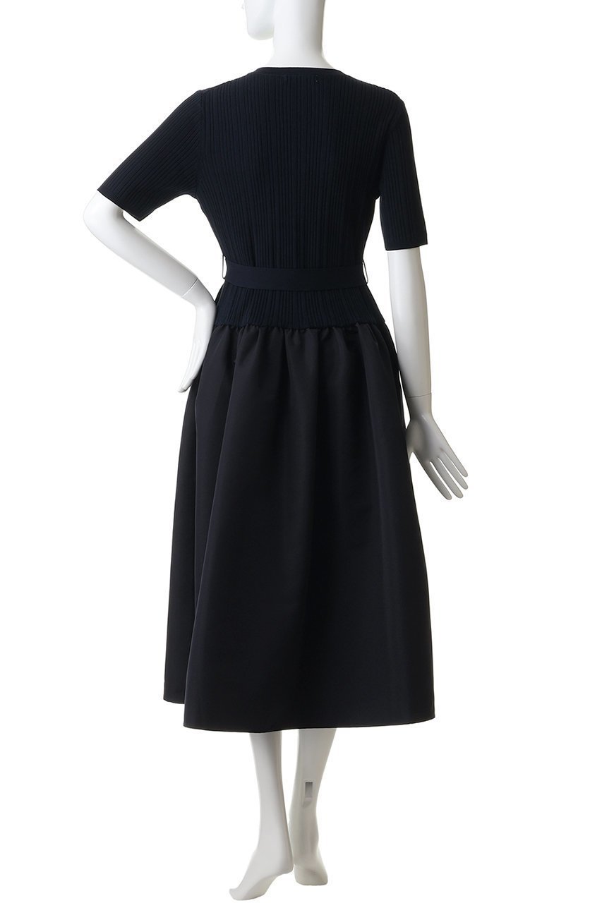 【アナイ/ANAYI】のグログランコンビベルト付ワンピース 人気、トレンドファッション・服の通販 founy(ファニー) 　ファッション　Fashion　レディースファッション　Fashion for Women　ワンピース　Dresses　チュニック　Tunic Tops & Dresses　ベルト&ウエストマーク　Belts & Waist Accessories　カーディガン　Cardigan, Knitwear　ジャケット　Jacket, Outerwear　チュニック　Tunic, Long Top　ドッキング　Docking, Mixed Material　フレア　Flare, Flared　新作・新入荷　New Arrivals / New In　other-4|ID: prp329100004942985 ipo3291000000037100583