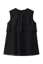 【アナイ/ANAYI】のトリコットオーガンレイヤードプルオーバー 人気、トレンドファッション・服の通販 founy(ファニー) ファッション Fashion レディースファッション Fashion for Women トップス・カットソー Cut & Sew Tops キャミソール&ノースリーブ Camisoles & Sleeveless Tops シャツ・ブラウス・オフィスカジュアル Elegant Blouses & Button-Ups ロングTシャツ・Tシャツ Longline T-Shirts & Tees カジュアルプルオーバー・ニットトップス Pullovers & Knit Tops / Casual Pullovers カットソー・ベーシックTシャツ Cut-and-Sewn Tops / Stretch Tees & Basics なめらか Smooth, Silky Texture インナー Innerwear オーガンジー Organza Fabric キャミソール Camisole, Spaghetti Strap Top シアー Sheer, See-Through ジャケット Jacket, Outerwear タンク Tank Top, Sleeveless Top フリル Frill, Ruffle 夏 Summer 新作・新入荷 New Arrivals / New In 春 Spring S/S・春夏 SS, Spring/Summer, Warm Season thumbnail ブラック|ID: prp329100004942986 ipo3291000000037100588