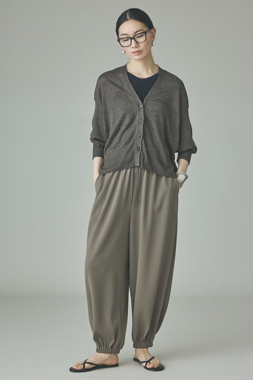 【カレンソロジー/Curensology】のリネンVネックカーディガン 人気、トレンドファッション・服の通販 founy(ファニー) 　ファッション　Fashion　レディースファッション　Fashion for Women　トップス・カットソー　Cut & Sew Tops　ニット　Knit Tops & Sweaters　カーディガン・羽織り　Layered Style Cardigans　Vネックトップス　V-Neck Tops / V-Cut Neckline Shirts　おすすめ　Recommended / Our Picks　カーディガン　Cardigan, Knitwear　キャミソール　Camisole, Spaghetti Strap Top　タンク　Tank Top, Sleeveless Top　バランス　Balance, Style Balance　ホールガーメント　WholeGarment, Seamless Knit　リネン　Linen, Linen Fabric　リラックス　Relax, Relaxed Fit　ワイド　Wide, Wide Fit　新作・新入荷　New Arrivals / New In　日本製　Made In Japan　other-5|ID: prp329100004942987 ipo3291000000037100600