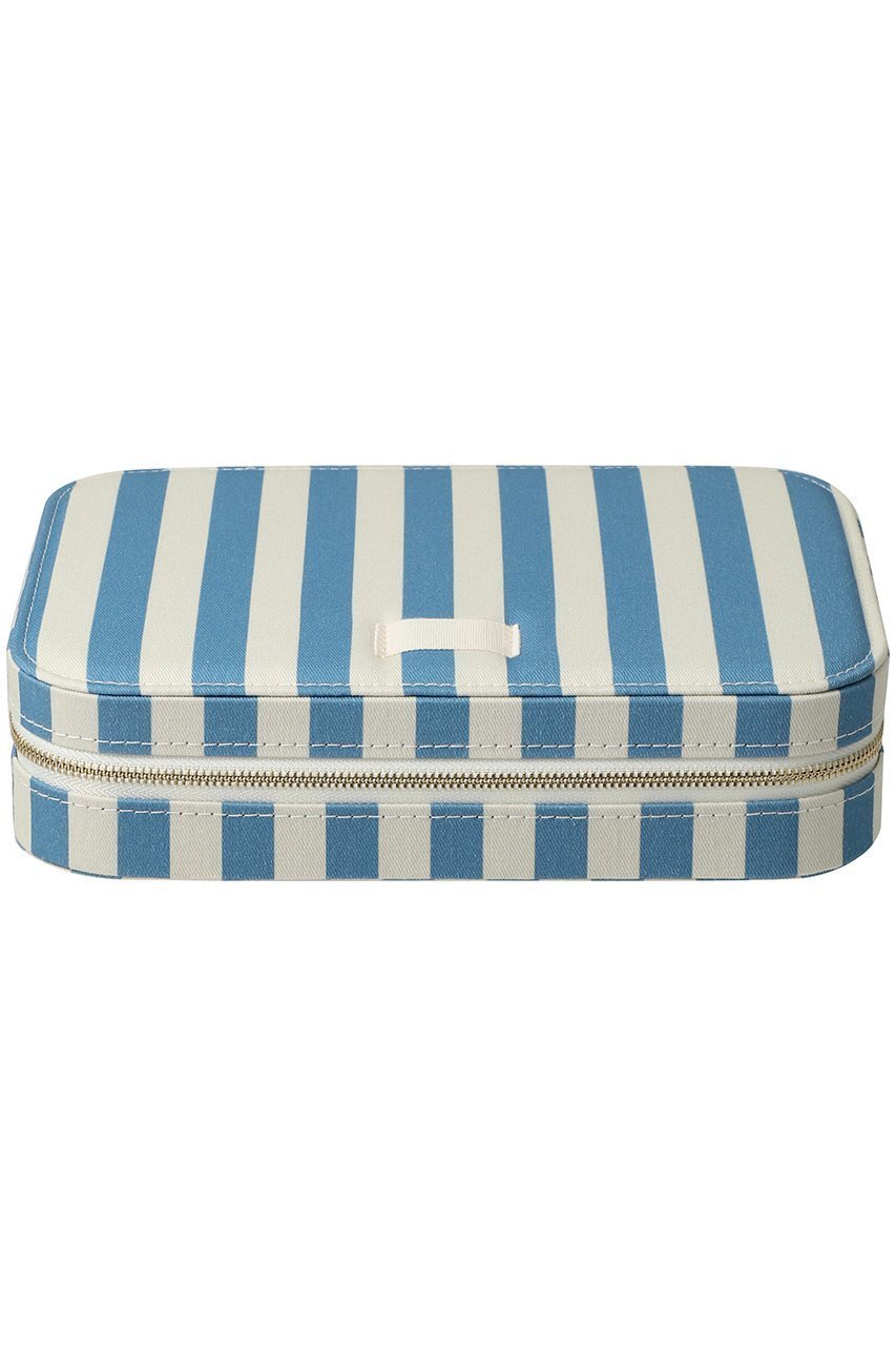 【デイジー ロンドン/DAISY LONDON】の【Polly Sayer】Large Mulberry ジュエリーケース インテリア・キッズ・メンズ・レディースファッション・服の通販 founy(ファニー) 　ファッション　Fashion　レディースファッション　Fashion for Women　ポーチ&ミニバッグ　Pouches & Mini Bags　アクセサリー　Fashion Accessories　ジュエリー　Jewelry, Accessories　ストライプ　Stripe, Striped Pattern　ポーチ　Pouch, Small Case　ランジェリー　Lingerie, Intimate Wear　再入荷　Restock / Back in Stock　ブルー|ID: prp329100004942989 ipo3291000000037100615