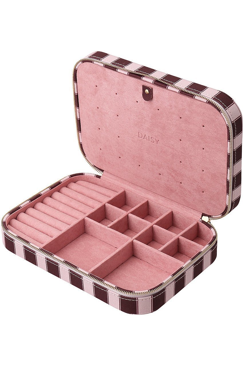 【デイジー ロンドン/DAISY LONDON】の【Polly Sayer】Large Mulberry ジュエリーケース 人気、トレンドファッション・服の通販 founy(ファニー) 　ファッション　Fashion　レディースファッション　Fashion for Women　ポーチ&ミニバッグ　Pouches & Mini Bags　アクセサリー　Fashion Accessories　ジュエリー　Jewelry, Accessories　ストライプ　Stripe, Striped Pattern　ポーチ　Pouch, Small Case　ランジェリー　Lingerie, Intimate Wear　再入荷　Restock / Back in Stock　other-3|ID: prp329100004942989 ipo3291000000037100617