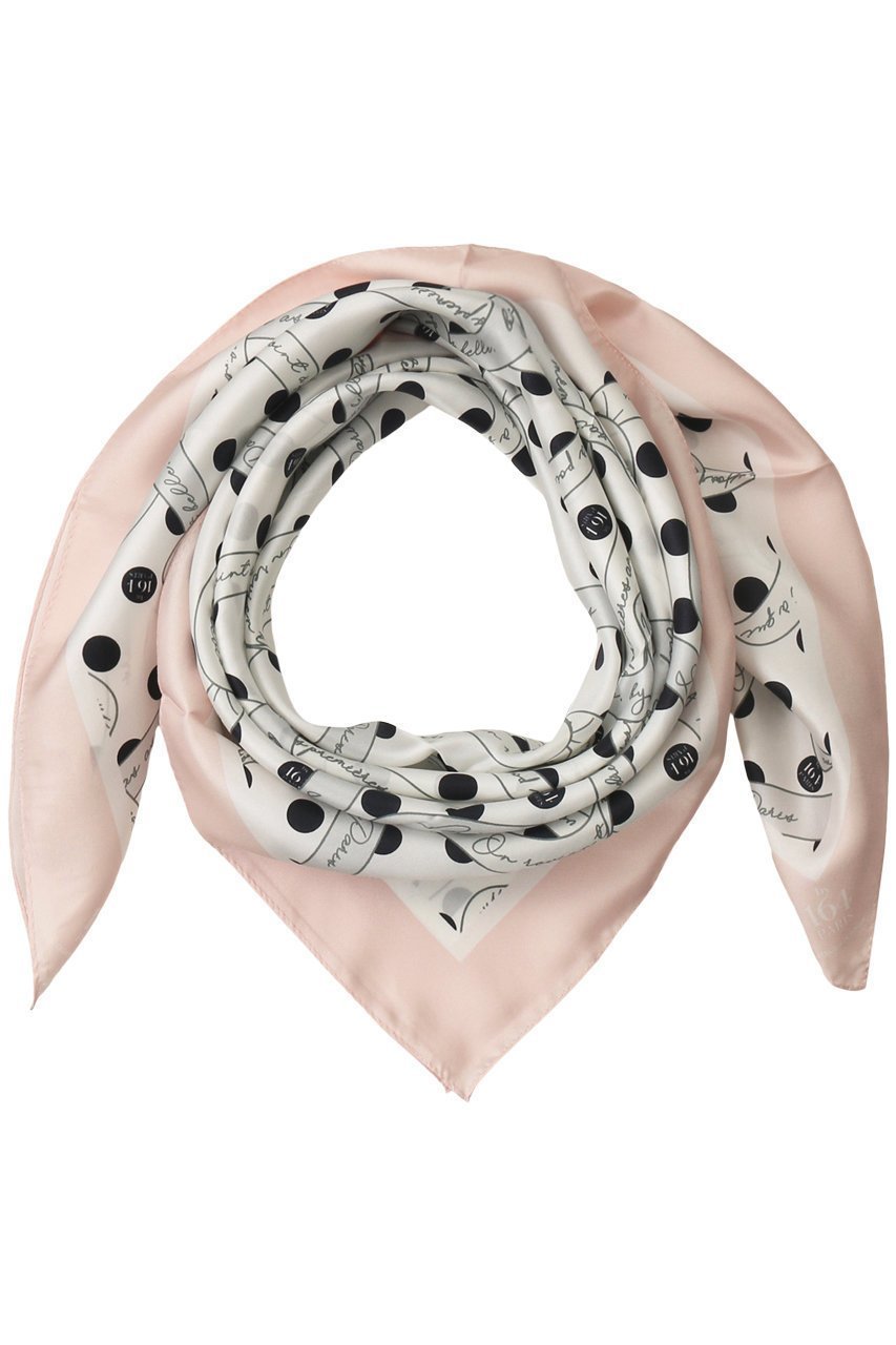 【バイ サン スワサント キャトル パリ/by 164 PARIS】のLE RUBAN スカーフ インテリア・キッズ・メンズ・レディースファッション・服の通販 founy(ファニー) 　ファッション　Fashion　レディースファッション　Fashion for Women　ストール　Soft & Warm Scarves　マフラー・スヌード / 冬小物の定番　Scarves & Mufflers　なめらか　Smooth, Silky Texture　ギフト プレゼント　Gift / Present　シルク　Silk, 100% Silk　スカーフ　Scarf, Neckwear　ストール　Stole, Wrap　ドット　Polka Dot, Dot Pattern　プリント　Print, Printed Pattern　ボックス　Boxy, Box Shape　マフラー　Scarf, Muffler　ラグジュアリー　Luxury, Elegant　リボン　Ribbon, Bow　再入荷　Restock / Back in Stock　ピンク|ID: prp329100004942993 ipo3291000000037100647