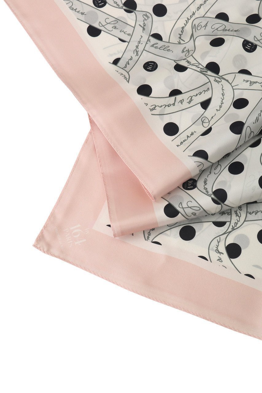 【バイ サン スワサント キャトル パリ/by 164 PARIS】のLE RUBAN スカーフ 人気、トレンドファッション・服の通販 founy(ファニー) 　ファッション　Fashion　レディースファッション　Fashion for Women　ストール　Soft & Warm Scarves　マフラー・スヌード / 冬小物の定番　Scarves & Mufflers　なめらか　Smooth, Silky Texture　ギフト プレゼント　Gift / Present　シルク　Silk, 100% Silk　スカーフ　Scarf, Neckwear　ストール　Stole, Wrap　ドット　Polka Dot, Dot Pattern　プリント　Print, Printed Pattern　ボックス　Boxy, Box Shape　マフラー　Scarf, Muffler　ラグジュアリー　Luxury, Elegant　リボン　Ribbon, Bow　再入荷　Restock / Back in Stock　other-5|ID: prp329100004942993 ipo3291000000037100651