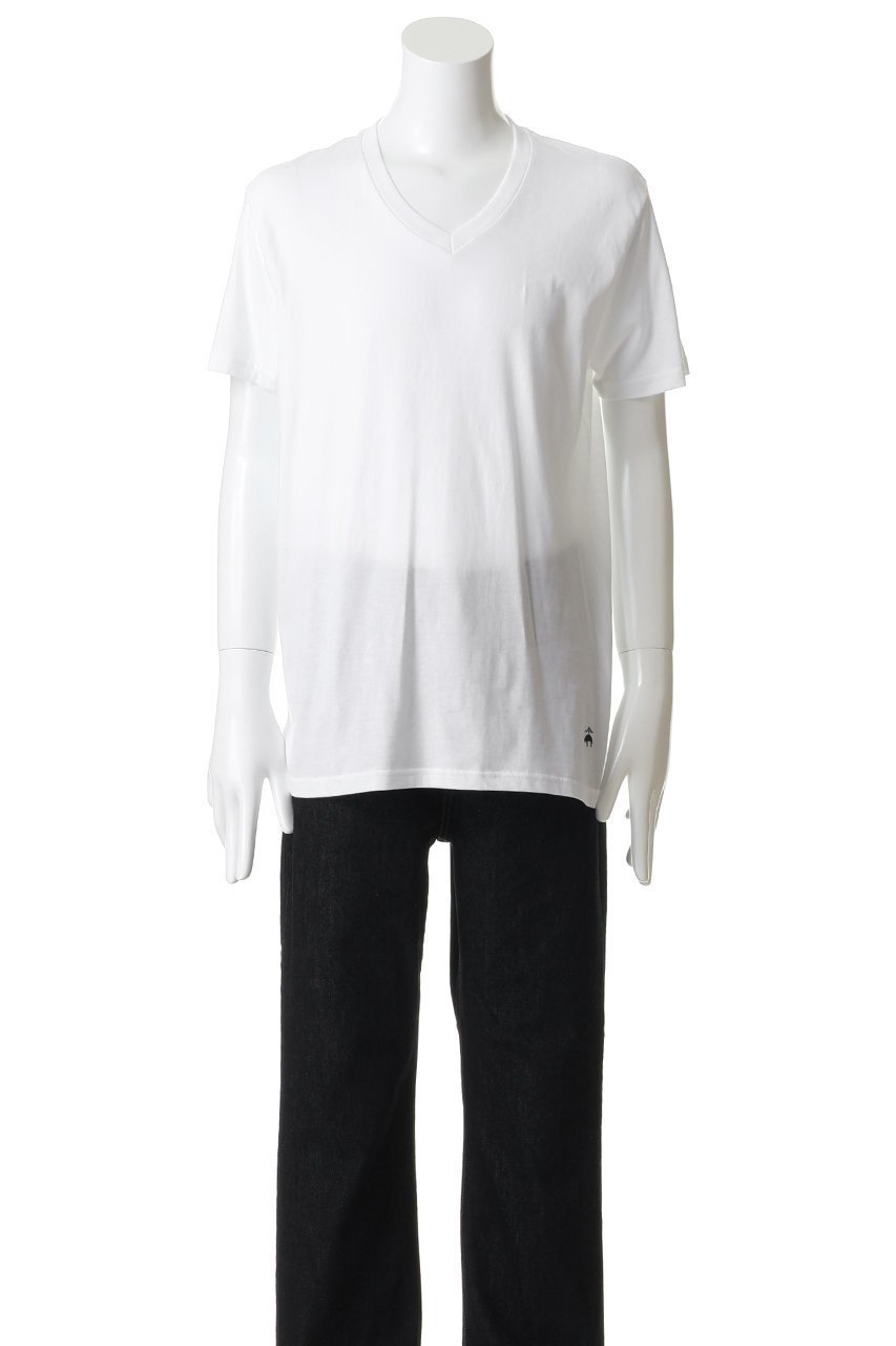 【ブルックス ブラザーズ/Brooks Brothers / MEN】の【MEN】スーピマコットン GFロゴ 3パック VネックTシャツ Traditional Fit 人気、トレンドファッション・服の通販 founy(ファニー) 　ファッション　Fashion　メンズファッション　Fashion for Men　トップス・カットソー　Cut & Sew Tops　メンズシャツ　Shirts　おすすめ　Recommended / Our Picks　なめらか　Smooth, Silky Texture　アンダー　Underwear Essentials　ショート　Short, Short Length　シンプル　Simple, Minimal　スリーブ　Sleeve, Long Sleeve / Short Sleeve　プリント　Print, Printed Pattern　新作・新入荷　New Arrivals / New In　other-2|ID: prp329100004943002 ipo3291000000037100715