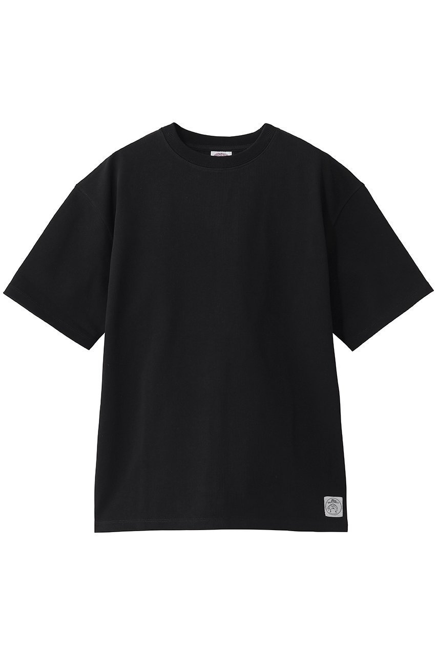 【ブルックス ブラザーズ/Brooks Brothers / MEN】の【MEN】USAコットンジャージー ヘビーウェイト GFロゴラベル Tシャツ インテリア・キッズ・メンズ・レディースファッション・服の通販 founy(ファニー) 　ファッション　Fashion　メンズファッション　Fashion for Men　トップス・カットソー　Cut & Sew Tops　メンズシャツ　Shirts　インナー　Innerwear　ショート　Short, Short Length　ジャケット　Jacket, Outerwear　スリーブ　Sleeve, Long Sleeve / Short Sleeve　新作・新入荷　New Arrivals / New In　ブラック|ID: prp329100004943003 ipo3291000000037100721