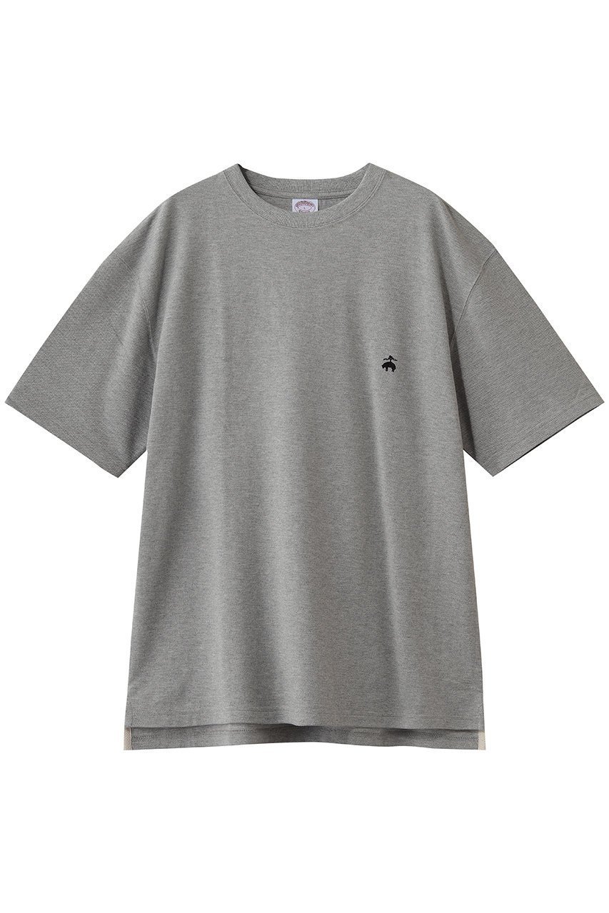 【ブルックス ブラザーズ/Brooks Brothers / MEN】の【MEN】USAコットンピケ GFロゴ ショートスリーブTシャツ インテリア・キッズ・メンズ・レディースファッション・服の通販 founy(ファニー) 　ファッション　Fashion　メンズファッション　Fashion for Men　トップス・カットソー　Cut & Sew Tops　メンズシャツ　Shirts　インナー　Innerwear　ショート　Short, Short Length　ジャケット　Jacket, Outerwear　スリーブ　Sleeve, Long Sleeve / Short Sleeve　リラックス　Relax, Relaxed Fit　エレガント 上品　Elegant　人気　Popular, Best Seller　新作・新入荷　New Arrivals / New In　ヘザーグレー|ID: prp329100004943005 ipo3291000000037100737
