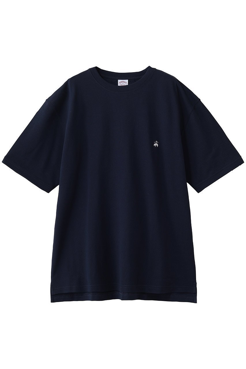 【ブルックス ブラザーズ/Brooks Brothers / MEN】の【MEN】USAコットンピケ GFロゴ ショートスリーブTシャツ インテリア・キッズ・メンズ・レディースファッション・服の通販 founy(ファニー) 　ファッション　Fashion　メンズファッション　Fashion for Men　トップス・カットソー　Cut & Sew Tops　メンズシャツ　Shirts　インナー　Innerwear　ショート　Short, Short Length　ジャケット　Jacket, Outerwear　スリーブ　Sleeve, Long Sleeve / Short Sleeve　リラックス　Relax, Relaxed Fit　エレガント 上品　Elegant　人気　Popular, Best Seller　新作・新入荷　New Arrivals / New In　ネイビー|ID: prp329100004943005 ipo3291000000037100738
