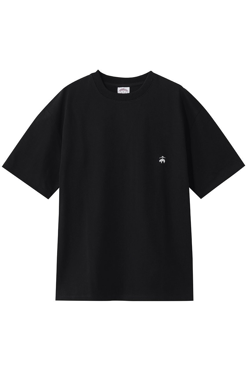 【ブルックス ブラザーズ/Brooks Brothers / MEN】の【MEN】USAコットンジャージー ヘビーウェイト GFロゴ Tシャツ インテリア・キッズ・メンズ・レディースファッション・服の通販 founy(ファニー) 　ファッション　Fashion　メンズファッション　Fashion for Men　トップス・カットソー　Cut & Sew Tops　メンズシャツ　Shirts　インナー　Innerwear　ショート　Short, Short Length　シンプル　Simple, Minimal　ジャケット　Jacket, Outerwear　スリーブ　Sleeve, Long Sleeve / Short Sleeve　新作・新入荷　New Arrivals / New In　ブラック|ID: prp329100004943006 ipo3291000000037100745