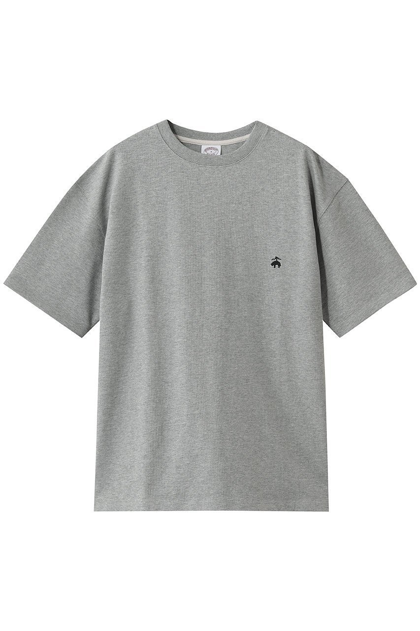 【ブルックス ブラザーズ/Brooks Brothers / MEN】の【MEN】USAコットンジャージー ヘビーウェイト GFロゴ Tシャツ インテリア・キッズ・メンズ・レディースファッション・服の通販 founy(ファニー) 　ファッション　Fashion　メンズファッション　Fashion for Men　トップス・カットソー　Cut & Sew Tops　メンズシャツ　Shirts　インナー　Innerwear　ショート　Short, Short Length　シンプル　Simple, Minimal　ジャケット　Jacket, Outerwear　スリーブ　Sleeve, Long Sleeve / Short Sleeve　新作・新入荷　New Arrivals / New In　ヘザーグレー|ID: prp329100004943006 ipo3291000000037100746