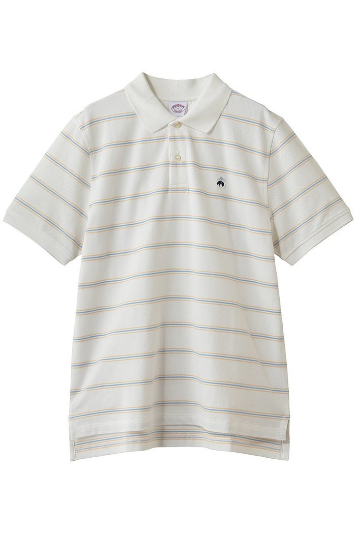 【ブルックス ブラザーズ/Brooks Brothers / MEN】の【MEN】コットン ストレッチピケ GFロゴワッペン ストライプ ポロシャツ Original Fit インテリア・キッズ・メンズ・レディースファッション・服の通販 founy(ファニー) https://founy.com/ ファッション Fashion メンズファッション Fashion for Men トップス・カットソー Cut & Sew Tops メンズシャツ Shirts ポロシャツ / きれいめカジュアルスタイル Polo Shirts アメリカン American Style ショート Short, Short Length ストライプ Stripe, Striped Pattern ストレッチ Stretch, Stretchy Fabric スリーブ Sleeve, Long Sleeve / Short Sleeve ボックス Boxy, Box Shape ポロシャツ Polo Shirt, Collared Tee エレガント 上品 Elegant 夏 Summer 新作・新入荷 New Arrivals / New In |ID: prp329100004943008 ipo3291000000037100759