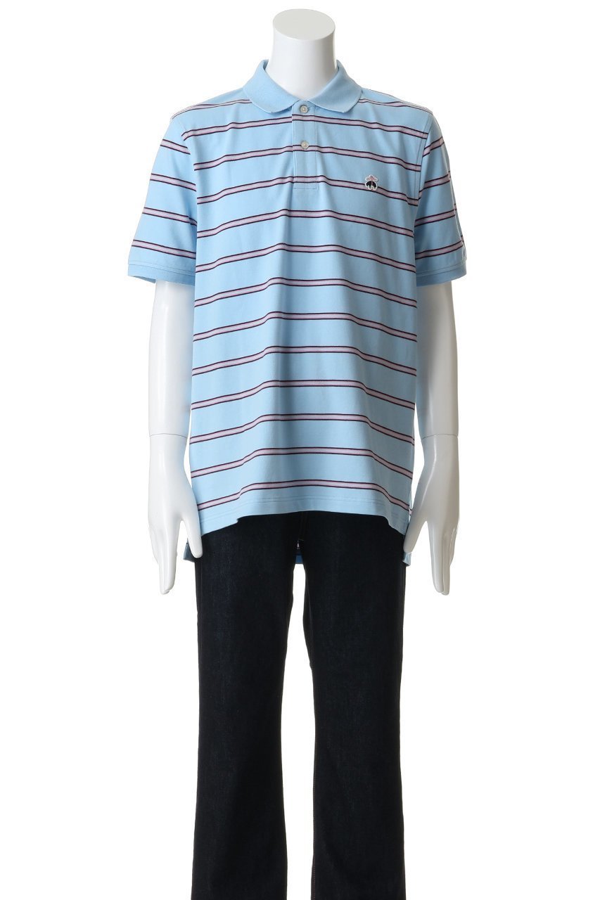 【ブルックス ブラザーズ/Brooks Brothers / MEN】の【MEN】コットン ストレッチピケ GFロゴワッペン ストライプ ポロシャツ Original Fit 人気、トレンドファッション・服の通販 founy(ファニー) 　ファッション　Fashion　メンズファッション　Fashion for Men　トップス・カットソー　Cut & Sew Tops　メンズシャツ　Shirts　ポロシャツ / きれいめカジュアルスタイル　Polo Shirts　アメリカン　American Style　ショート　Short, Short Length　ストライプ　Stripe, Striped Pattern　ストレッチ　Stretch, Stretchy Fabric　スリーブ　Sleeve, Long Sleeve / Short Sleeve　ボックス　Boxy, Box Shape　ポロシャツ　Polo Shirt, Collared Tee　エレガント 上品　Elegant　夏　Summer　新作・新入荷　New Arrivals / New In　other-2|ID: prp329100004943008 ipo3291000000037100763