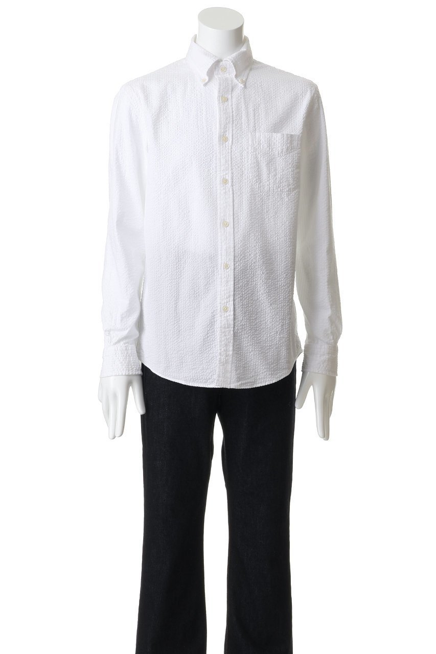 【ブルックス ブラザーズ/Brooks Brothers / MEN】の【MEN】ストレッチコットン シアサッカー ソリッド カジュアルシャツ Regular Fit 人気、トレンドファッション・服の通販 founy(ファニー) 　ファッション　Fashion　メンズファッション　Fashion for Men　おすすめ　Recommended / Our Picks　シンプル　Simple, Minimal　ストレッチ　Stretch, Stretchy Fabric　スポーツ　Sports, Activewear　スリーブ　Sleeve, Long Sleeve / Short Sleeve　センター　Center, Center Line　ダウン　Down, Puffer　ダブル　Double, Double-Breasted　フィット　Fit, Slim Fit　プリーツ　Pleats, Pleated　ボックス　Boxy, Box Shape　ポケット　Pocket, Pocket Detail　レギュラー　Regular, Standard Fit　ロング　Long, Long-Length　夏　Summer　新作・新入荷　New Arrivals / New In　無地　Plain, Solid Color　長袖　Long Sleeve, Full Sleeve　other-2|ID: prp329100004943009 ipo3291000000037100769