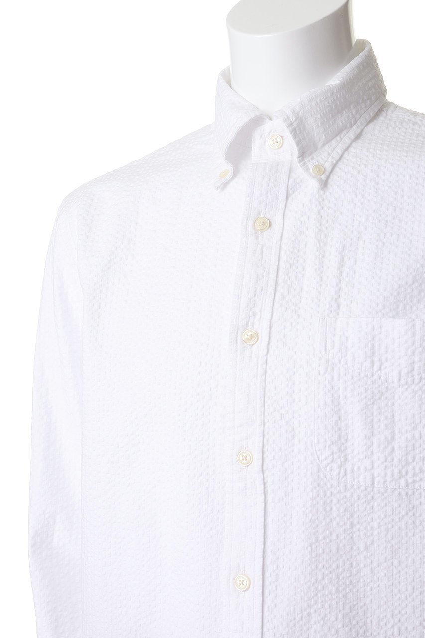 【ブルックス ブラザーズ/Brooks Brothers / MEN】の【MEN】ストレッチコットン シアサッカー ソリッド カジュアルシャツ Regular Fit 人気、トレンドファッション・服の通販 founy(ファニー) 　ファッション　Fashion　メンズファッション　Fashion for Men　おすすめ　Recommended / Our Picks　シンプル　Simple, Minimal　ストレッチ　Stretch, Stretchy Fabric　スポーツ　Sports, Activewear　スリーブ　Sleeve, Long Sleeve / Short Sleeve　センター　Center, Center Line　ダウン　Down, Puffer　ダブル　Double, Double-Breasted　フィット　Fit, Slim Fit　プリーツ　Pleats, Pleated　ボックス　Boxy, Box Shape　ポケット　Pocket, Pocket Detail　レギュラー　Regular, Standard Fit　ロング　Long, Long-Length　夏　Summer　新作・新入荷　New Arrivals / New In　無地　Plain, Solid Color　長袖　Long Sleeve, Full Sleeve　other-5|ID: prp329100004943009 ipo3291000000037100772