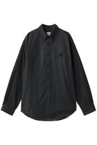 【ブルックス ブラザーズ/Brooks Brothers / MEN】の【MEN】 オンラインストア限定 ビッグGFロゴ デニムシャツ Traditional Fit ブラック|ID: prp329100004943010 ipo3291000000037100774