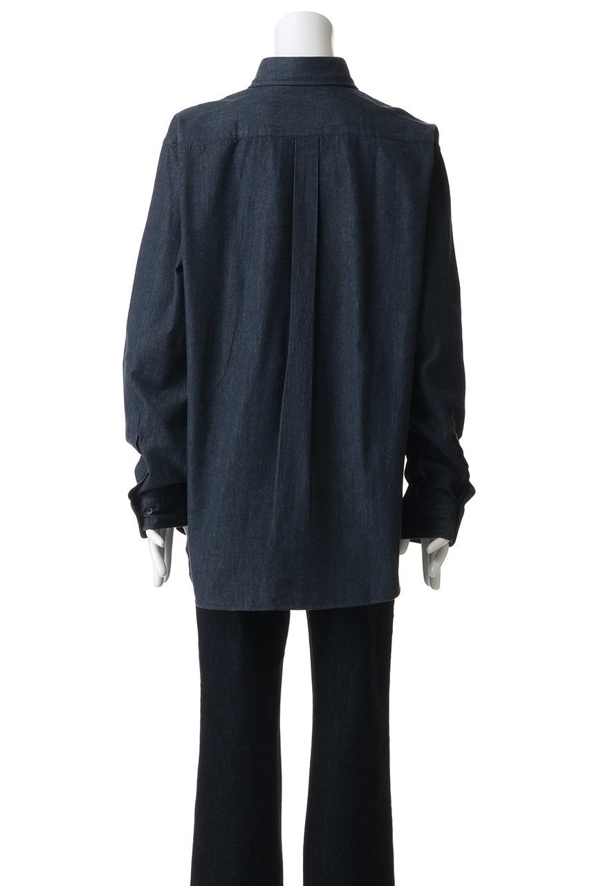 【ブルックス ブラザーズ/Brooks Brothers / MEN】の【MEN】 オンラインストア限定 ビッグGFロゴ デニムシャツ Traditional Fit 人気、トレンドファッション・服の通販 founy(ファニー) 　ファッション　Fashion　メンズファッション　Fashion for Men　アメリカン　American Style　春　Spring　ショート　Short, Short Length　スリーブ　Sleeve, Long Sleeve / Short Sleeve　センター　Center, Center Line　セーター　Sweater, Knitwear　ダウン　Down, Puffer　ダブル　Double, Double-Breasted　デニム　Denim, Jeans Material　長袖　Long Sleeve, Full Sleeve　ビッグ　Big, Oversized　フィット　Fit, Slim Fit　プリーツ　Pleats, Pleated　ボックス　Boxy, Box Shape　ポケット　Pocket, Pocket Detail　ロング　Long, Long-Length　ワイド　Wide, Wide Fit　S/S・春夏　SS, Spring/Summer, Warm Season　夏　Summer　新作・新入荷　New Arrivals / New In　other-4|ID: prp329100004943010 ipo3291000000037100778