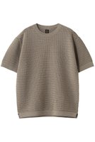 【バトナー/BATONER / MEN】の【MEN】SUMMER ニット クルーネック ショート スリーブ 大人の最旬トレンドファッション＆コーディネート founy(ファウニー) ファッション Fashion メンズファッション Fashion for Men トップス・カットソー Cut & Sew Tops ニット・セーター / 定番トップス Knit Tops & Sweaters コーティング Coating, Coated Finish サマー Summer, Summer Style ショート Short, Short Length スリーブ Sleeve, Long Sleeve / Short Sleeve リゾート Resort, Vacation Style 夏 Summer |ID:prp329100004943012