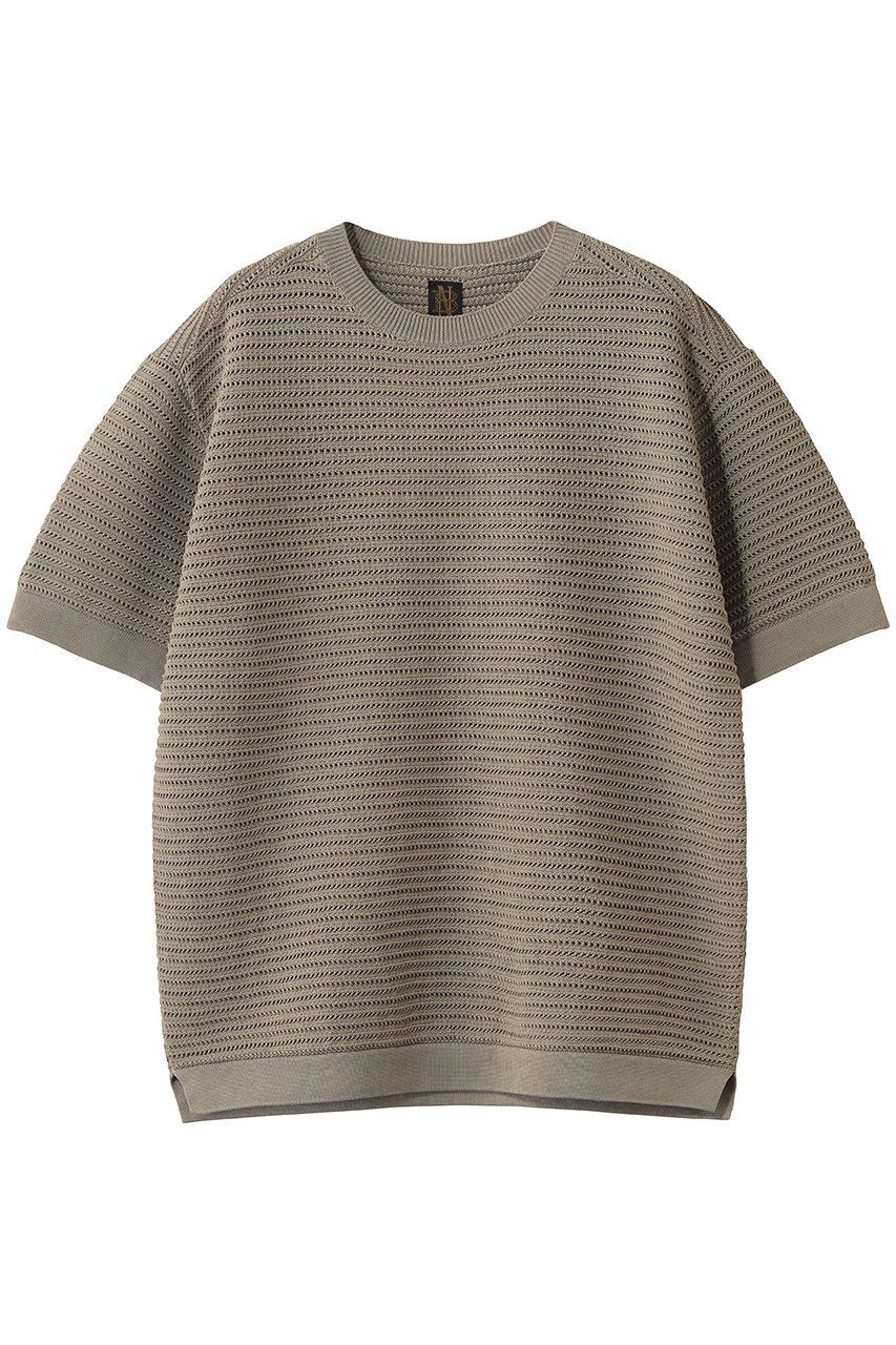 【バトナー/BATONER / MEN】の【MEN】SUMMER ニット クルーネック ショート スリーブ 人気、トレンドファッション・服の通販 founy(ファニー) 　ファッション　Fashion　メンズファッション　Fashion for Men　トップス・カットソー　Cut & Sew Tops　ニット・セーター / 定番トップス　Knit Tops & Sweaters　コーティング　Coating, Coated Finish　サマー　Summer, Summer Style　ショート　Short, Short Length　スリーブ　Sleeve, Long Sleeve / Short Sleeve　リゾート　Resort, Vacation Style　夏　Summer　新作・新入荷　New Arrivals / New In　 other-1|ID: prp329100004943012 ipo3291000000037100786