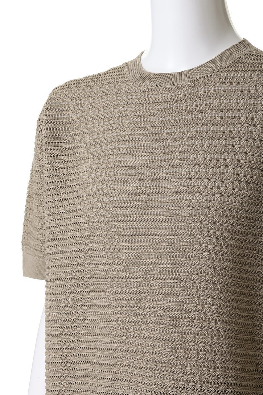 【バトナー/BATONER / MEN】の【MEN】SUMMER ニット クルーネック ショート スリーブ 人気、トレンドファッション・服の通販 founy(ファニー) 　ファッション　Fashion　メンズファッション　Fashion for Men　トップス・カットソー　Cut & Sew Tops　ニット・セーター / 定番トップス　Knit Tops & Sweaters　コーティング　Coating, Coated Finish　サマー　Summer, Summer Style　ショート　Short, Short Length　スリーブ　Sleeve, Long Sleeve / Short Sleeve　リゾート　Resort, Vacation Style　夏　Summer　新作・新入荷　New Arrivals / New In　other-5|ID: prp329100004943012 ipo3291000000037100792