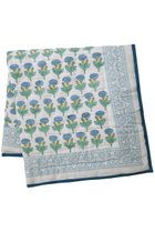 【エスゼット ブロックプリント/SZ Blockprints / GOODS】のBABY BLANKET FLEUR リバーシブルブランケット ブルー|ID: prp329100004948288 ipo3291000000037132957