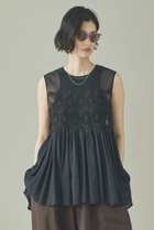 【カレンソロジー/Curensology】のケミカルレースブラウス ブラック|ID: prp329100004948295 ipo3291000000037133017