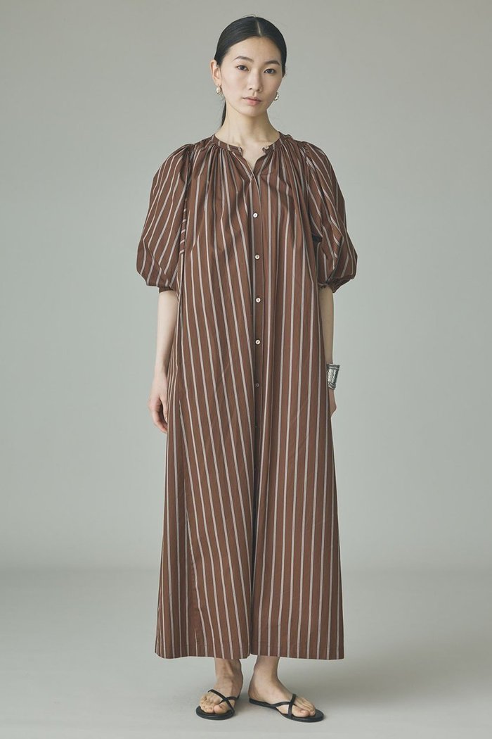 【カレンソロジー/Curensology】のストライプワンピース インテリア・キッズ・メンズ・レディースファッション・服の通販 founy(ファニー) https://founy.com/ ファッション Fashion レディースファッション Fashion for Women ワンピース Dresses チュニック Tunic Tops & Dresses おすすめ Recommended / Our Picks コンパクト Compact, Small Size サンダル Sandals, Summer Shoes ショルダー Shoulder, Shoulder Strap ストライプ Stripe, Striped Pattern スリーブ Sleeve, Long Sleeve / Short Sleeve チュニック Tunic, Long Top ロング Long, Long-Length エレガント 上品 Elegant 夏 Summer 新作・新入荷 New Arrivals / New In |ID: prp329100004948296 ipo3291000000037133025