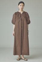 【カレンソロジー/Curensology】のストライプワンピース ダークブラウン|ID: prp329100004948296 ipo3291000000037133026
