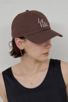 【ガリャルダガランテ/GALLARDAGALANTE】のLaVilla ロゴキャップ ブラウン|ID: prp329100004948302 ipo3291000000037133073