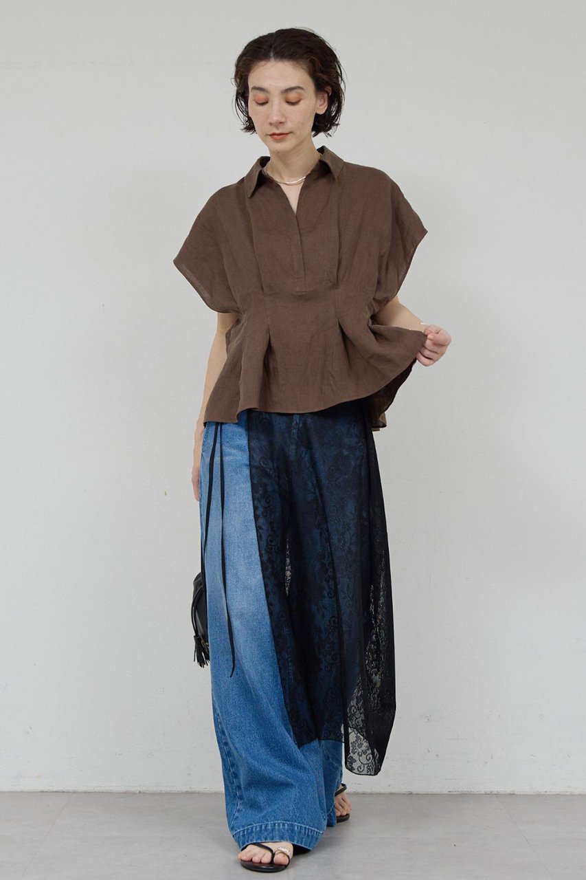 【ガリャルダガランテ/GALLARDAGALANTE】のフレアデニム 人気、トレンドファッション・服の通販 founy(ファニー) 　ファッション　Fashion　レディースファッション　Fashion for Women　パンツ　Pants & Trousers　デニムパンツ・ジーンズ・美脚デニム　Denim Jeans & Pants　デニム　Denim, Jeans Material　フレア　Flare, Flared　レース　Lace, Lace Fabric　エレガント 上品　Elegant　新作・新入荷　New Arrivals / New In　other-8|ID: prp329100004948304 ipo3291000000037133097