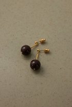 【ガリャルダガランテ/GALLARDAGALANTE】のレジンボールピアス ブラウン|ID: prp329100004948306 ipo3291000000037133104