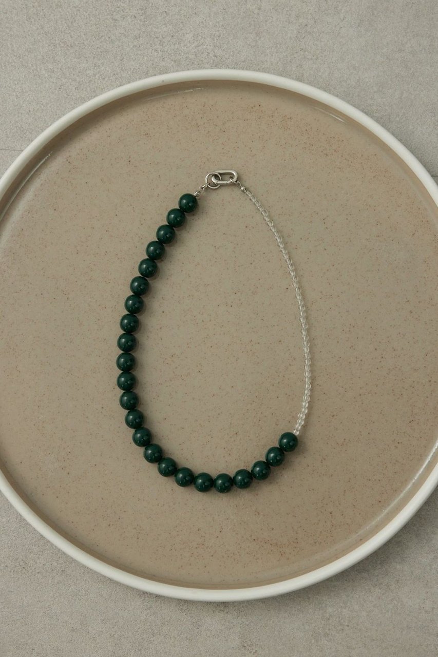 【ガリャルダガランテ/GALLARDAGALANTE】のレジンコンビショートネックレス インテリア・キッズ・メンズ・レディースファッション・服の通販 founy(ファニー) 　ファッション　Fashion　レディースファッション　Fashion for Women　ジュエリー　Jewelry　ネックレス　Necklaces & Pendants　ネックレス　Necklace, Pendant Necklace　エレガント 上品　Elegant　新作・新入荷　New Arrivals / New In　ダークグリーン|ID: prp329100004948307 ipo3291000000037133107