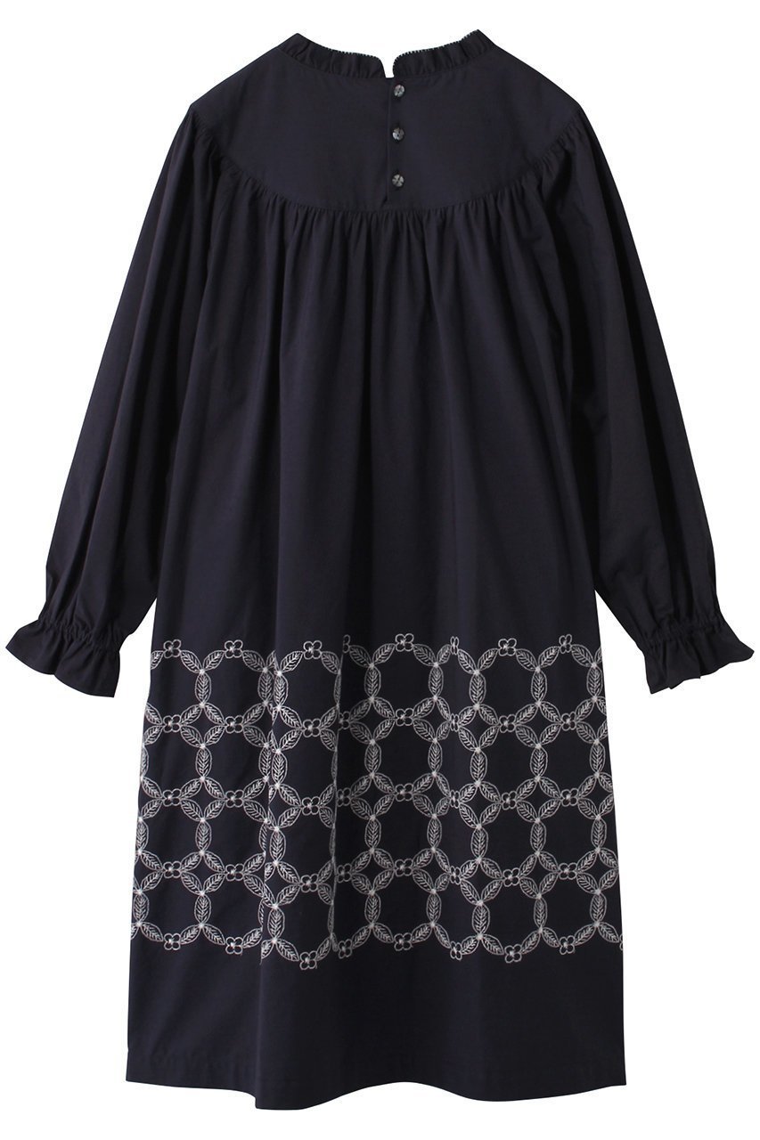 【ミナ ペルホネン/mina perhonen / KIDS】の【KIDS】hanahaワンピース ネイビー 150 人気、トレンドファッション・服の通販 founy(ファニー) 　ファッション　Fashion　キッズファッション　Fashion for Kids　ワンピース　Dresses　ギャザー　Gathered, Ruffled　A/W・秋冬　Autumn/Winter　other-2|ID: prp329100004948635 ipo3291000000037134482