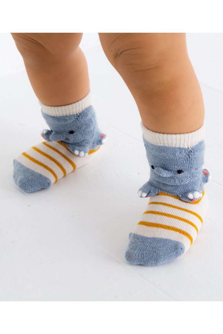 【ポプキンズ/POMPKINS / KIDS】の【BABY】【POP UP SOX】ぞう 人気、トレンドファッション・服の通販 founy(ファニー) 　ファッション　Fashion　キッズファッション　Fashion for Kids　おすすめ　Recommended / Our Picks　ギフト プレゼント　Gift / Present　ソックス　Socks, Hosiery　ベビー　Baby, Babywear　再入荷　Restock / Back in Stock　夏　Summer　定番　Standard, Basic Item　春　Spring　S/S・春夏　SS, Spring/Summer, Warm Season　other-3|ID: prp329100004948660 ipo3291000000037134643