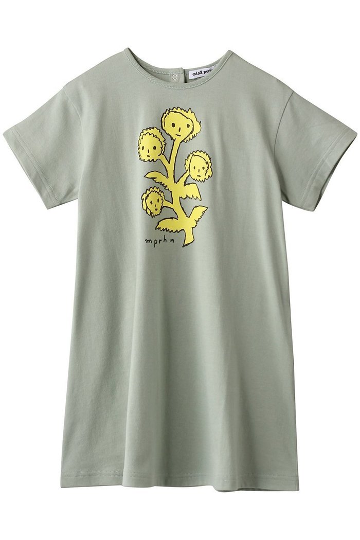 【ミナ ペルホネン/mina perhonen / KIDS】の【BABY】“totem flower” ワンピース ブルー 100 インテリア・キッズ・メンズ・レディースファッション・服の通販 founy(ファニー) https://founy.com/ ファッション Fashion キッズファッション Fashion for Kids トップス・カットソー Cut & Sew Tops ワンピース Dresses プリント Print, Printed Pattern ベビー Baby, Babywear 今季 This Season, Current Season |ID: prp329100004948711 ipo3291000000037134940