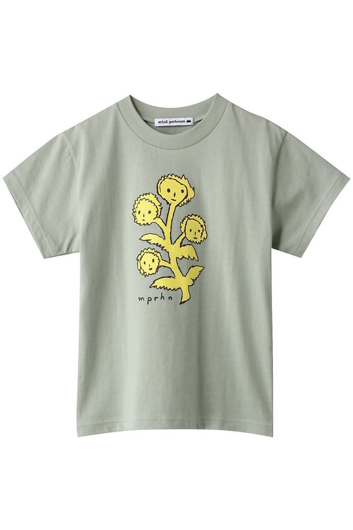 【ミナ ペルホネン/mina perhonen / KIDS】の【KIDS】“totem flower” トップス ライトグリーン 140 インテリア・キッズ・メンズ・レディースファッション・服の通販 founy(ファニー) https://founy.com/ ファッション Fashion キッズファッション Fashion for Kids トップス・カットソー Cut & Sew Tops プリント Print, Printed Pattern 夏 Summer 春 Spring S/S・春夏 SS, Spring/Summer, Warm Season |ID: prp329100004948712 ipo3291000000037134945