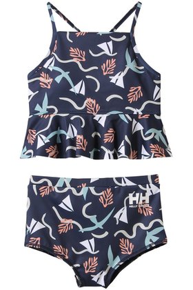 【ヘリーハンセン/HELLY HANSEN / KIDS】の【KIDS】K プリントガールズビキニ 人気、トレンドファッション・服の通販 founy(ファニー) ファッション Fashion キッズファッション Fashion for Kids ショーツ Shorts, Short Pants スポーツ Sports, Activewear フリル Frill, Ruffle プリント Print, Printed Pattern 夏 Summer 水着 Swimsuit, Swimwear |ID:prp329100004948725