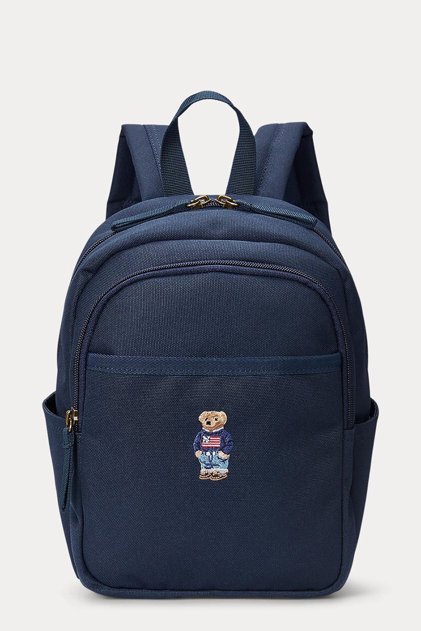 【ラルフローレン/RALPH LAUREN / KIDS】の【KIDS】【POLO RALPH LAUREN】Polo ベア バックパック ネイビー ONE インテリア・キッズ・メンズ・レディースファッション・服の通販 founy(ファニー) 　ファッション　Fashion　キッズファッション　Fashion for Kids　シンプル　Simple, Minimal　ジップ　Zip, Zipper　フロント　Front, Front Design　ポケット　Pocket, Pocket Detail　ポーチ　Pouch, Small Case　ラップ　Wrap, Wrap Design　ネイビー|ID: prp329100004948728 ipo3291000000037135036