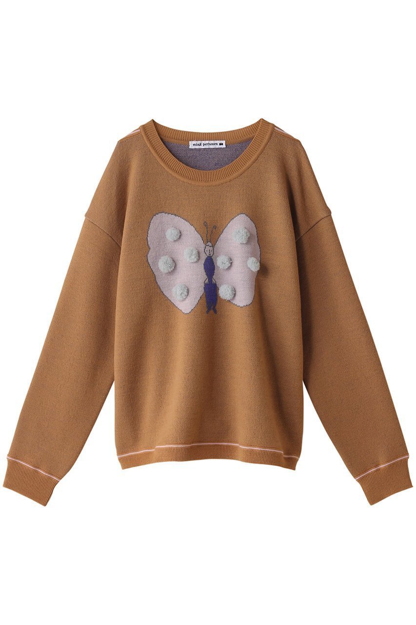 【ミナ ペルホネン/mina perhonen / KIDS】の【KIDS】rest wing トップス ベージュ 140/10Y インテリア・キッズ・メンズ・レディースファッション・服の通販 founy(ファニー) 　ファッション　Fashion　キッズファッション　Fashion for Kids　トップス・カットソー　Cut & Sew Tops　ショルダー　Shoulder, Shoulder Strap　フロント　Front, Front Design　ポンポン　Pom-Pom, Fluffy Ball　モチーフ　Motif, Design Theme　A/W・秋冬　Autumn/Winter　ベージュ|ID: prp329100004948748 ipo3291000000037135132