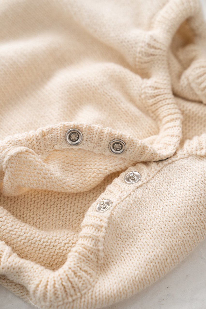 【ポプキンズ/POMPKINS / KIDS】の【BABY】オーガニックニットつりパンツ 人気、トレンドファッション・服の通販 founy(ファニー) 　ファッション　Fashion　キッズファッション　Fashion for Kids　ボトムス　Bottoms　おすすめ　Recommended / Our Picks　ベビー　Baby, Babywear　ロンパース　Romper, Jumpsuit　other-6|ID: prp329100004948764 ipo3291000000037135240