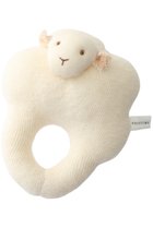 【プリスティン/PRISTINE / GOODS】の【KIDS】パイルひつじガラガラ ナチュラル|ID: prp329100004948766 ipo3291000000037135248