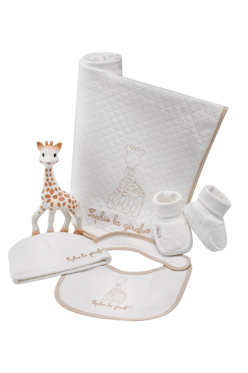 【キリンのソフィー/Sophie la girafe / KIDS】の【BABY】ソーピュア・出産準備5点セット インテリア・キッズ・メンズ・レディースファッション・服の通販 founy(ファニー) 　ファッション　Fashion　キッズファッション　Fashion for Kids　シンプル　Simple, Minimal　フランス　France, French　ブランケット　Blanket, Throw Blanket　帽子　Hat, Headwear　ホワイト|ID: prp329100004948784 ipo3291000000037135360