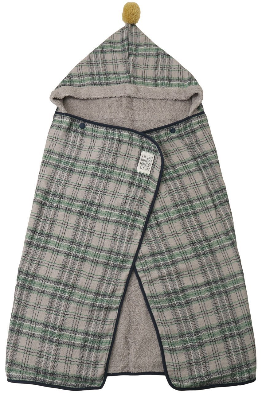 【コンテックス/kontex / KIDS】の【KIDS】タータンチェックフードバスタオル インテリア・キッズ・メンズ・レディースファッション・服の通販 founy(ファニー) 　ファッション　Fashion　キッズファッション　Fashion for Kids　おすすめ　Recommended / Our Picks　タオル　Towel, Bath Towel　バイアス　Bias, Diagonal Cut　ビビッド　Vivid, Bright Tone　ベビー　Baby, Babywear　定番　Standard, Basic Item　グレー|ID: prp329100004948829 ipo3291000000037135654