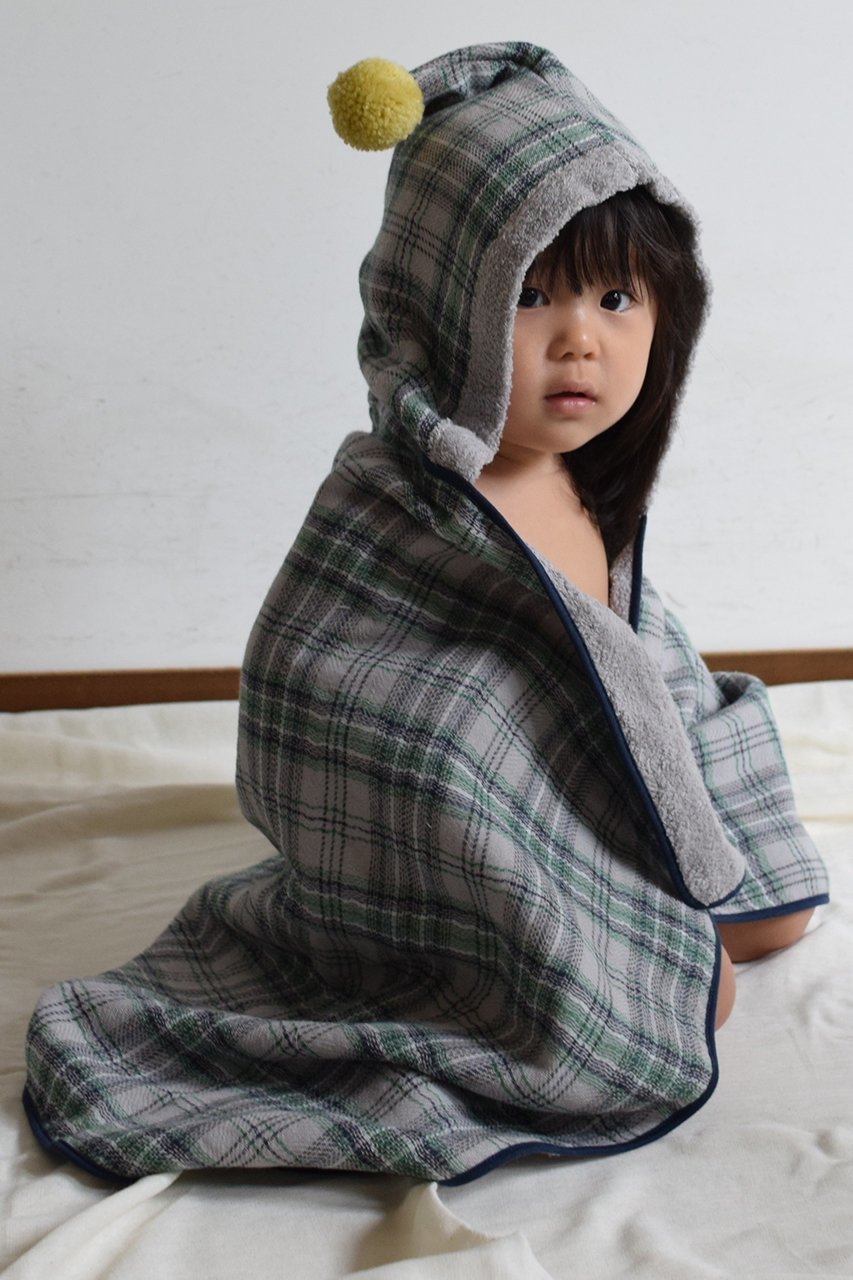 【コンテックス/kontex / KIDS】の【KIDS】タータンチェックフードバスタオル 人気、トレンドファッション・服の通販 founy(ファニー) 　ファッション　Fashion　キッズファッション　Fashion for Kids　おすすめ　Recommended / Our Picks　タオル　Towel, Bath Towel　バイアス　Bias, Diagonal Cut　ビビッド　Vivid, Bright Tone　ベビー　Baby, Babywear　定番　Standard, Basic Item　other-5|ID: prp329100004948829 ipo3291000000037135658