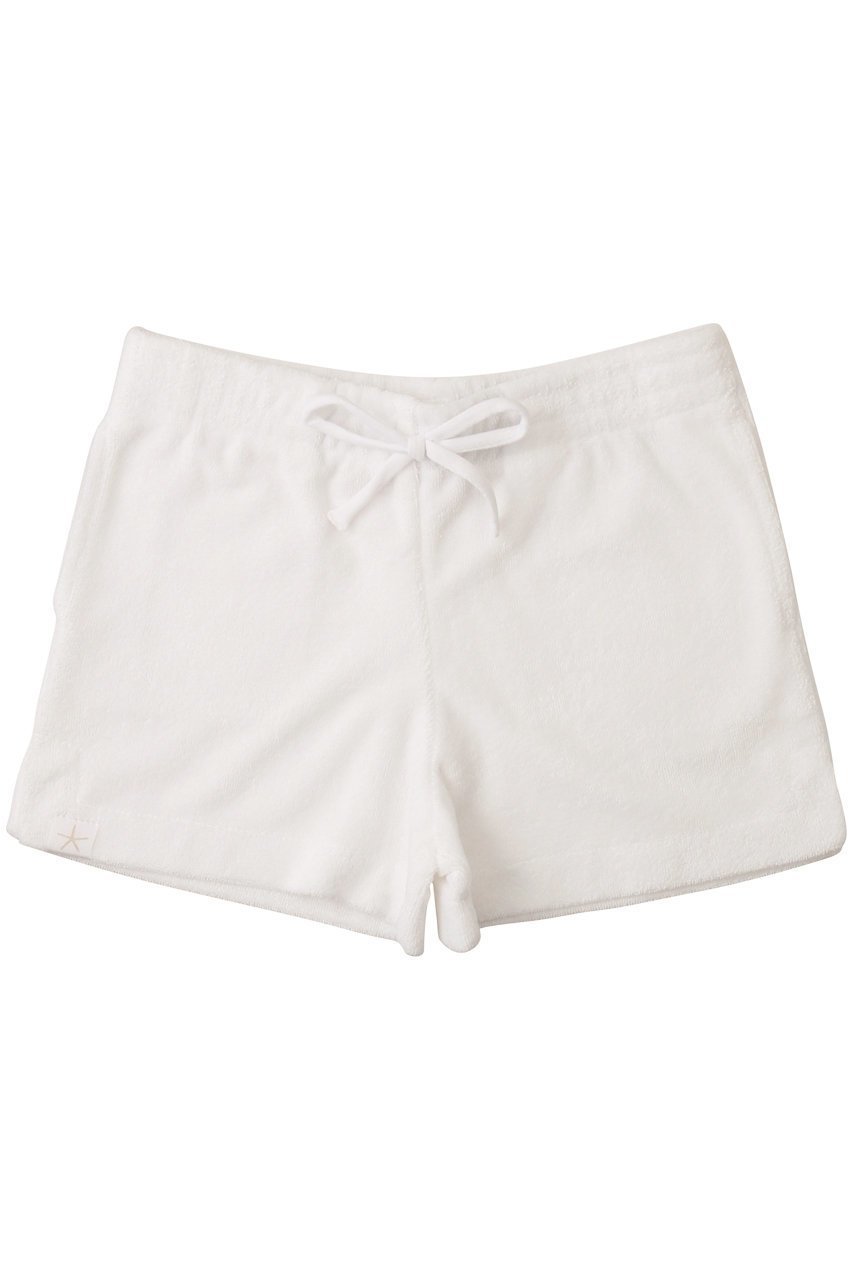 【ベアフットドリームス/BAREFOOT DREAMS / KIDS】の【KIDS】【BEACH】コージーテリー パイルショートパンツ インテリア・キッズ・メンズ・レディースファッション・服の通販 founy(ファニー) 　ファッション　Fashion　キッズファッション　Fashion for Kids　ボトムス　Bottoms　ショート　Short, Short Length　ビーチ　Beach, Seaside　定番　Standard, Basic Item　ホワイト|ID: prp329100004948840 ipo3291000000037135724
