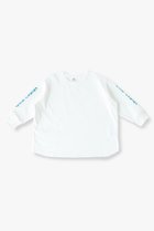 【その他のブランド/Other】の【KIDS】ロゴプリント ロングスリーブティー 人気、トレンドファッション・服の通販 founy(ファニー) ファッション Fashion キッズファッション Fashion for Kids トップス・カットソー Cut & Sew Tops おすすめ Recommended / Our Picks スリーブ Sleeve, Long Sleeve / Short Sleeve プリント Print, Printed Pattern ロング Long, Long-Length thumbnail ホワイト|ID: prp329100004948852 ipo3291000000037135804