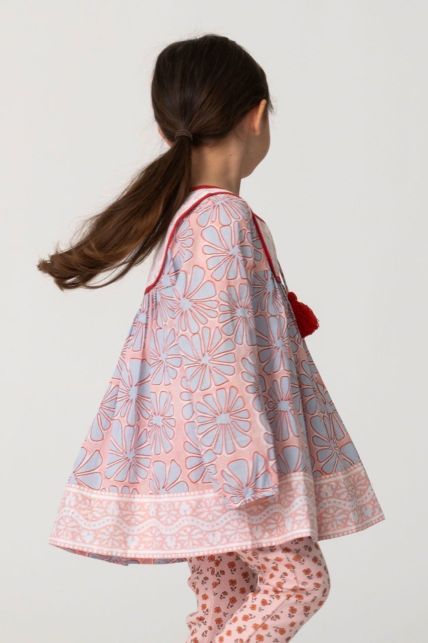 【その他のブランド/Other】の【KIDS】【RH別注】【SZ Blockprints】トロピカルプリントチュニック 人気、トレンドファッション・服の通販 founy(ファニー) 　ファッション　Fashion　キッズファッション　Fashion for Kids　ワンピース　Dresses　スペシャル　Special, Limited Edition　チュニック　Tunic, Long Top　プリント　Print, Printed Pattern　別注　Limited Edition, Custom Order　other-6|ID: prp329100004948853 ipo3291000000037135814